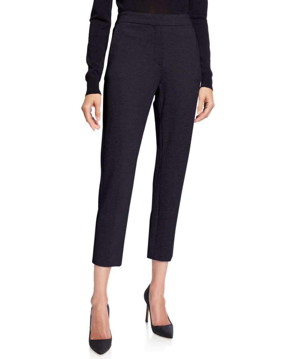 Jersey Zip-Front Pants